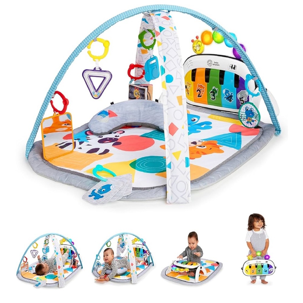 Baby Einstein 4 in one kickin tunes Activity Gym piano EUC